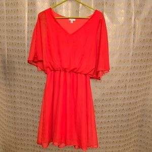 Charming Charlie’s medium coral dress